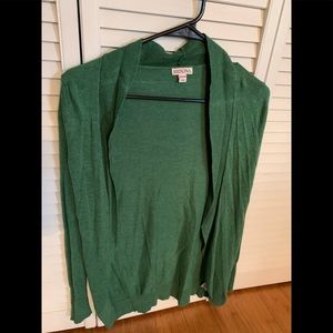 Merona Green Cardigan